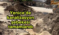 Yenice'de kanalizasyon şebekesi tamamlandı