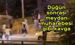 Düğün sonrası meydan muharebesi gibi kavga