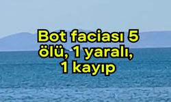 Bot faciası: 5 ölü, 1 yaralı, 1 kayıp (Video)