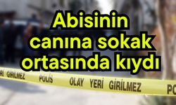 Abisinin canına sokak ortasında kıydı