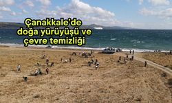 Çanakkale’de doğa yürüyüşü ve çevre temizliği