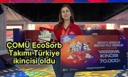 ÇOMÜ EcoSorb Takımı Türkiye ikincisi oldu