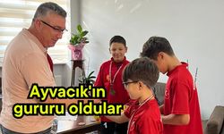 Ayvacık'ın gururu oldular