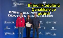 Birincilik ödülünü Çanakkale’ye getirdi