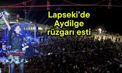Lapseki’de Aydilge rüzgarı esti