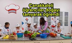 Çanakkaleli öğrenciler doğayı tanıyarak öğrendi
