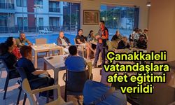 Çanakkaleli vatandaşlara afet eğitimi verildi