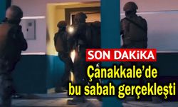 Çanakkale’de bu sabah gerçekleşti