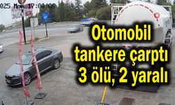 Otomobil tankere çarptı: 3 ölü, 2 yaralı (Videolu)