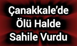 Çanakkale’de Ölü Halde Sahile Vurdu