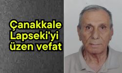 Çanakkale Lapseki'yi üzen vefat
