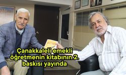 Çanakkaleli emekli öğretmenin kitabının 2. baskısı yayında