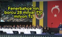 Fenerbahçe'nin borcu 28 milyar 710 milyon TL (Video)