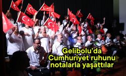 Gelibolu’da Cumhuriyet ruhunu notalarla yaşattılar