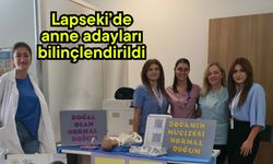 Lapseki’de anne adayları bilinçlendirildi