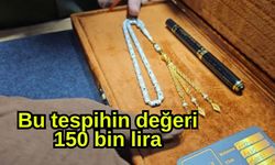 Bu tespihin değeri 150 bin lira (Video)