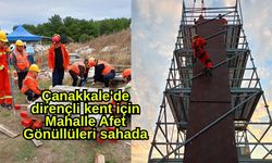 Çanakkale'de dirençli kent için Mahalle Afet Gönüllüleri sahada