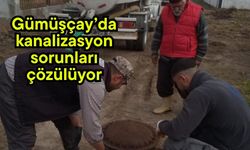 Gümüşçay’da kanalizasyon sorunları çözülüyor
