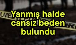 Yanmış halde cansız beden bulundu