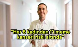"Her 8 kadından 1’i meme kanseri riski altında"
