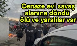 Cenaze evi savaş alanına döndü, ölü ve yaralılar var