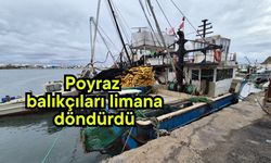Poyraz balıkçıları limana döndürdü (Video)