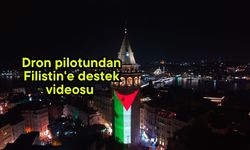 Dron pilotundan Filistin'e destek videosu (Video)