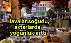 Havalar soğudu, aktarlarda yoğunluk arttı (Video)