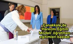 Çanakkale’de ‘Harezmi Eğitim Modeli’ öğretmen eğitimleri başladı
