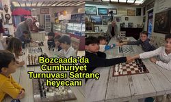 Bozcaada’da Cumhuriyet Turnuvası Satranç heyecanı