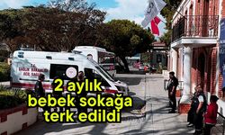 2 aylık bebek sokağa terk edildi (Video)