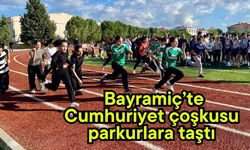 Bayramiç’te Cumhuriyet çoşkusu parkurlara taştı