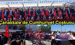 Çanakkale’de Cumhuriyet Coşkusu (Video)