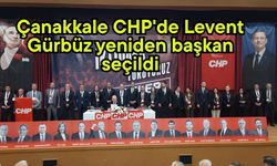 Çanakkale CHP'de Levent Gürbüz yeniden başkan seçildi