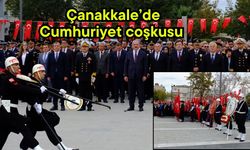 Çanakkale’de Cumhuriyet coşkusu (Video)