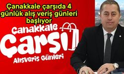 Çanakkale çarşıda 4 günlük alış veriş günleri başlıyor (Video)