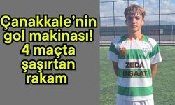 Çanakkale’nin gol makinası! 4 maçta şaşırtan rakam
