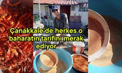 Çanakkale’de herkes o baharatın tarifini merak ediyor