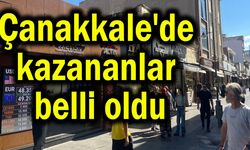 Çanakkale'de kazananlar belli oldu