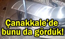 Çanakkale’de bunu da gördük! (Video)