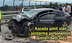 Kazada şehit olan jandarma personelinin isimleri belli oldu