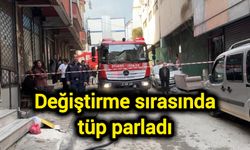 Değiştirme sırasında tüp parladı