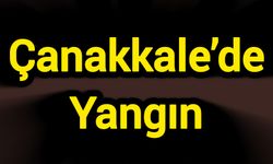 Çanakkale’de Yangın