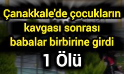 Çanakkale'de çocukların kavgası sonrası babalar birbirine girdi: 1 ölü