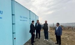 Yapımı biten su deposunda inceleme