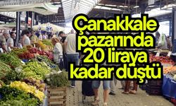 Çanakkale pazarında 20 liraya kadar düştü