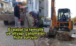 Eceabat'ta temizlik ve altyapı çalışmaları hızla sürüyor