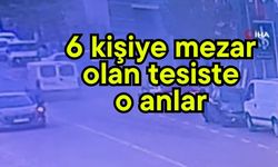 6 kişiye mezar olan tesiste o anlar (Video)