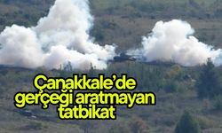 Çanakkale’de gerçeği aratmayan tatbikat (Video)