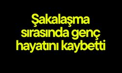 Şakalaşma sırasında genç hayatını kaybetti